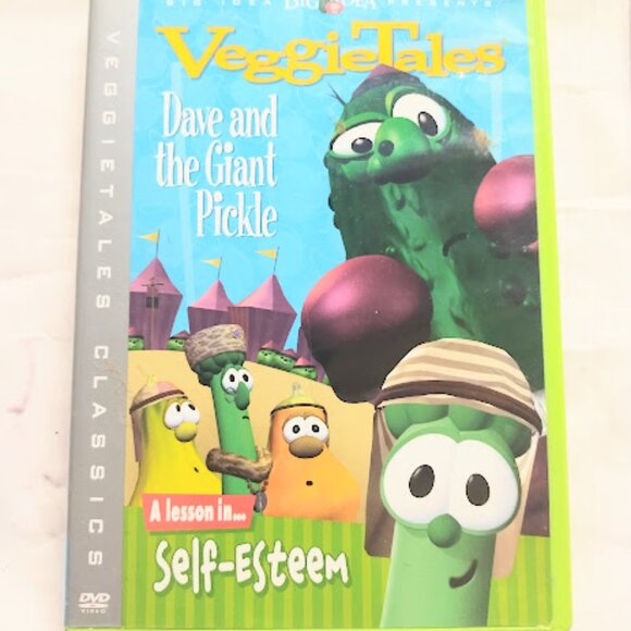 VeggieTales -Dave and the Giant Pickle Self esteem DVD - Picture 1 of 3
